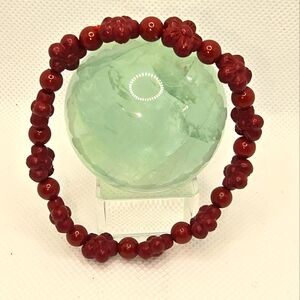 Cinnabar Flower Bracelet